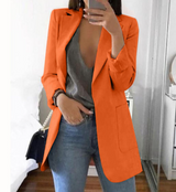 Trendy Damen Blazermantel - Elise – Orange