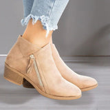 Theresa | Elegante orthopädische Stiefel – Beige