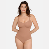 Damen Body | einteilige Ausführung mit geschlossenem Unterteil – Nude
