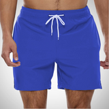 Komfortable Herren Badehose im einfarbigen Design – Dunkelblau