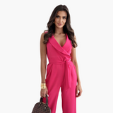 Ärmelloser Jumpsuit für Damen - Elegant & Vielseitig – Rosa