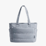 Shelly | Stilvoller Puff-Rucksack – Grau
