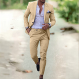 Danilo™ - Eleganter Herren Anzug (Sakko+Hose) – Khaki