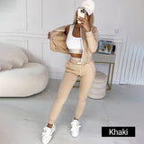 Viola™ Müheloser Sportlicher Stil – Khaki