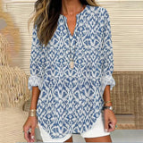 Orielis – Stilvolle bedruckte Bluse – Stil 9
