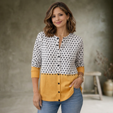 Clara - Offener Soft-Touch-Cardigan – Mehrfarbig