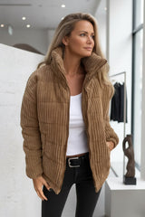Kiray™ - Warme Steppjacke für Damen | Stilvoll und raktisch – Brun