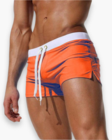 Herren Stylische Badehose | Schnell Trocknend – Orange