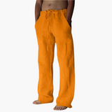 Leichte Relaxed Fit Hose für Herren - bequem & luftdurchlässig – Gelb