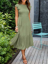Isabelle - Lässiges Sommerkleid – Grün