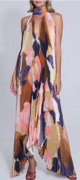 Maxikleid für Damen - Oraly – Dunkelblau