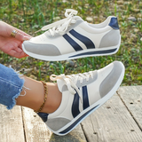 Adina – Bequemer Schnür Turnschuh – Blau