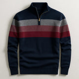 Gestreifter LORVEN Pullover – Marineblau
