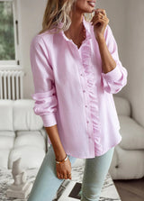 Stefanie | Elegante Damenbluse – Rosa