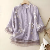 Anna | Bluse – Lila