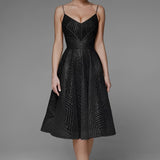 Symmetry Line Abendkleid – Schwarz