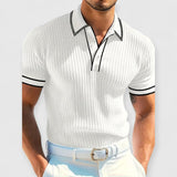 Sebastian | Premium-Polohemd – Weiß