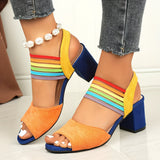 Homare - Elegante, Bequeme Sandale – Orange