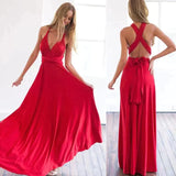 Vielseitiges Elastisches Wickelkleid - Denise – Rot