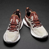 Zoryon | Laufschuhe für Männer mit atmungsaktivem Mesh und Flyknit-Gewebe – Khaki