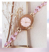 Vianne - Funkelnde Armbanduhr – Rosa