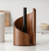 WoodRipple – Toilettenpapierhalter aus Holz – Braun