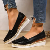 Louella – Elegante Orthopädische Mokassins – Schwarz
