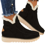 Keira – mit fleece gefütterte winterstiefel für damen – Schwarz