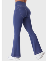 Zyronia | Atmungsaktive Sport Leggings für Damen Sommer – Marineblau