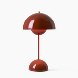 LED Tischlampe - LumiSphere – Rötliches Braun