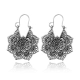 Ohrringe im Mandala-Stil – Silber