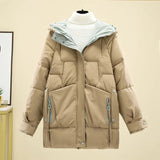 Warme jacke mit kapuze - Laurena – Beige