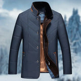 Margarete | Moderne und bequeme Winterjacke – Blau