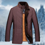 Margarete | Moderne und bequeme Winterjacke – Rot