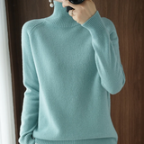 AGATHA | WARMER WOLLPULLOVER – Mintgrün