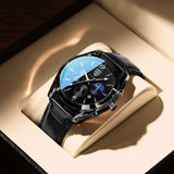 Zeitgenössische Luxus-Armbanduhr – Total Schwarz