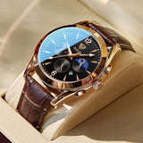 Zeitlose Luxus-Armbanduhr – Gold Schwarz
