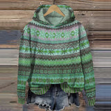 Emma | Vintage-Hoodie – Grün