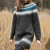 Clera - Eleganter und bequemer Pullover – Grau