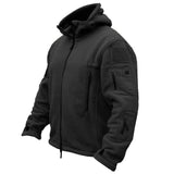 Taktische jacke mit kapuze – alan – Schwarz