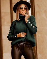Weicher Strickpullover für Damen | Für alle Jahreszeiten – Grün