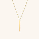 Allison Goldbarren-Halskette – Gelbgold