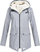AMELIA - Outdoor-Regenmantel für Damen – Grau