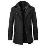Wasserdichte business-winterjacke - andrew – Schwarz