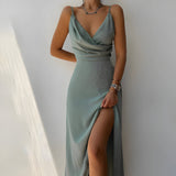 Sunhild | Elegantes Kleid für Frauen – Grün