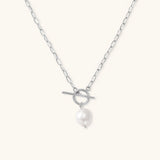 Aphrodite Süßwasserperlenkette – Silber