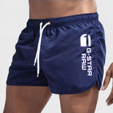 John | Männer Sommer Short – Marineblau