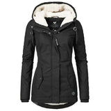 Laura - Winterjacke Damen – Schwarz