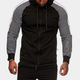Niko - stylische herrenjacke mit kapuze für einen modernen look – Schwarz