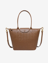 Isabelle | Geräumige Braided Tote Aus Premium Veganleder Mit Abnehmbarem Tragegurt – Kamel